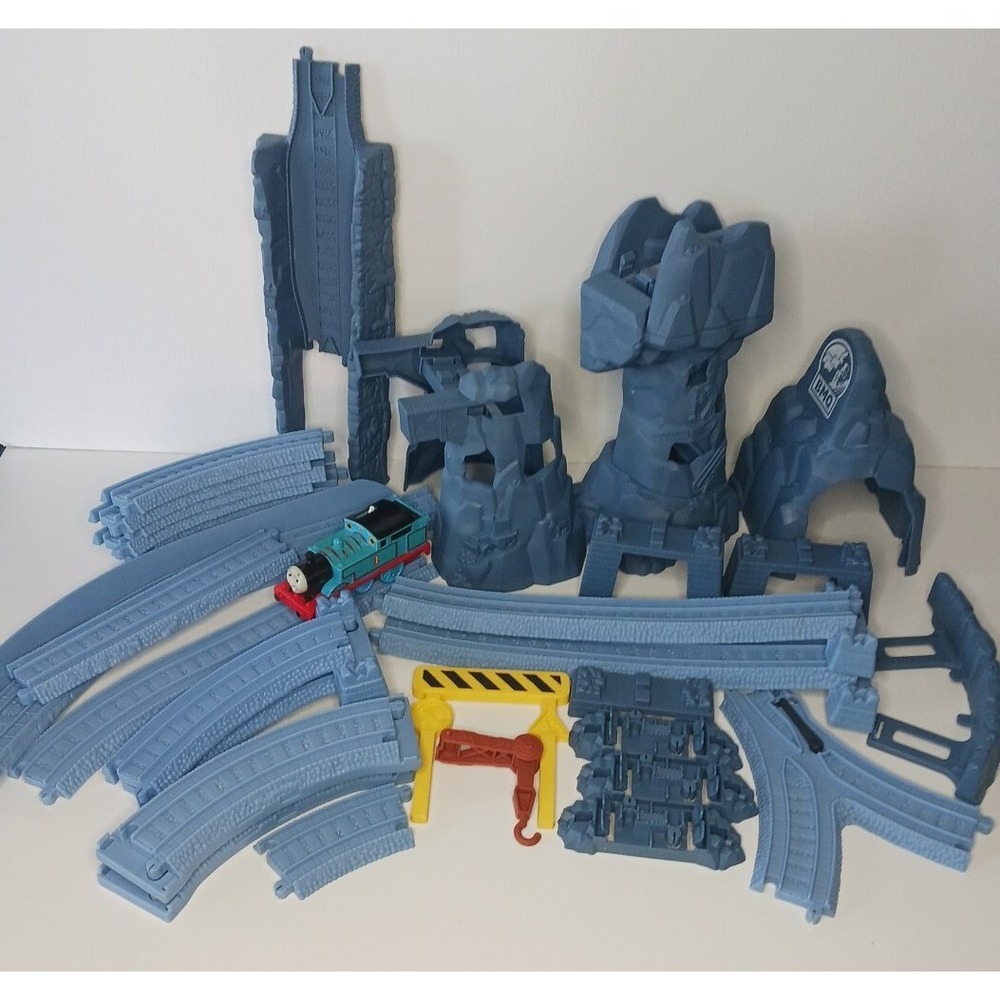 Thomas & Friends Trackmaster  Lot Light Blue Train Tracks‎ Risers Rock Towers